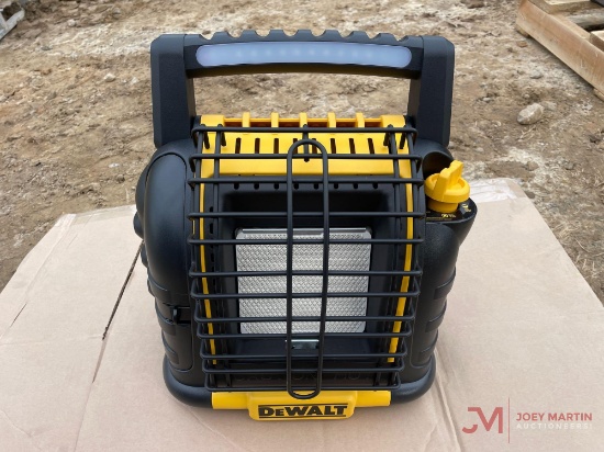 DEWALT DXH12B PORTABLE PROPANE HEATER/BATTERY POWERED CHARGER, LIGHT, AND FAN