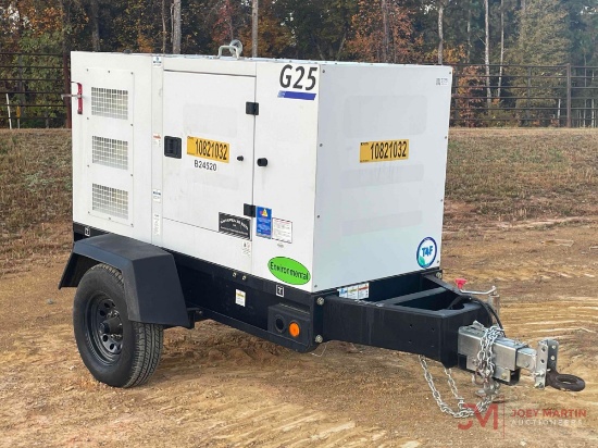 2018 DOOSAN PORTABLE POWER GENERATOR/TRAILER