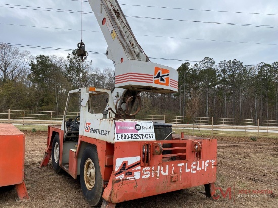 2000 SHUTTLE LIFT 3340 9 TON CARRY DECK CRANE