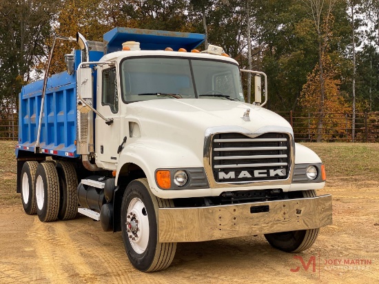 2004 MACK GRANITE CV713 T/A DUMP TRUCK