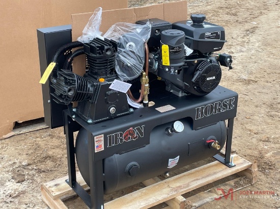 NEW IRON HORSE GAS POWERED AIR COMPRESSOR