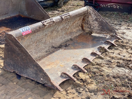 72" SKID STEER TOOTH BUCKET