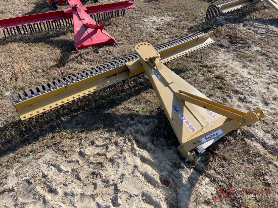 UNUSED 96" HD 3PT ROOT RAKE