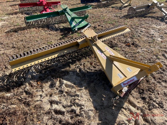 UNUSED 96" HD 3PT ROOT RAKE