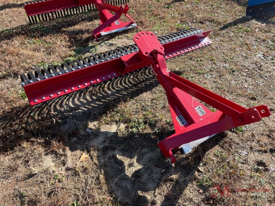 UNUSED 72" 3PT ROOT RAKE