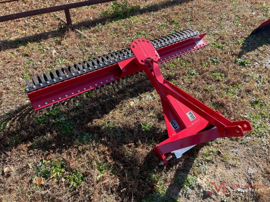 UNUSED 72" 3PT ROOT RAKE