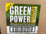 (6) 1 GALLON JUGS OF GREEN POWER ANTIFREEZE