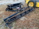 HYDRAULIC FENCE ROLLER SKID STEER ATTACHMENT