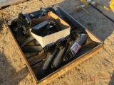 PALLET OF VARIOUS SIZE PLOW FEET