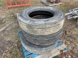 (3) USED 22.5 TIRES
