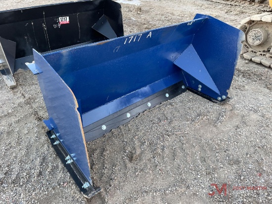 NEW 68" SKID STEER SNOW PLOW ATTACHMENT