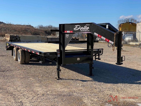 NEW 2021 DELTA 20+5 GOOSENECK TRAILER