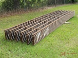 (1) NEW 20' 6 BAR CONTINUOUS FENCE PANEL