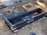 UNUSED HD SKID STEER MOUNTING PLATE