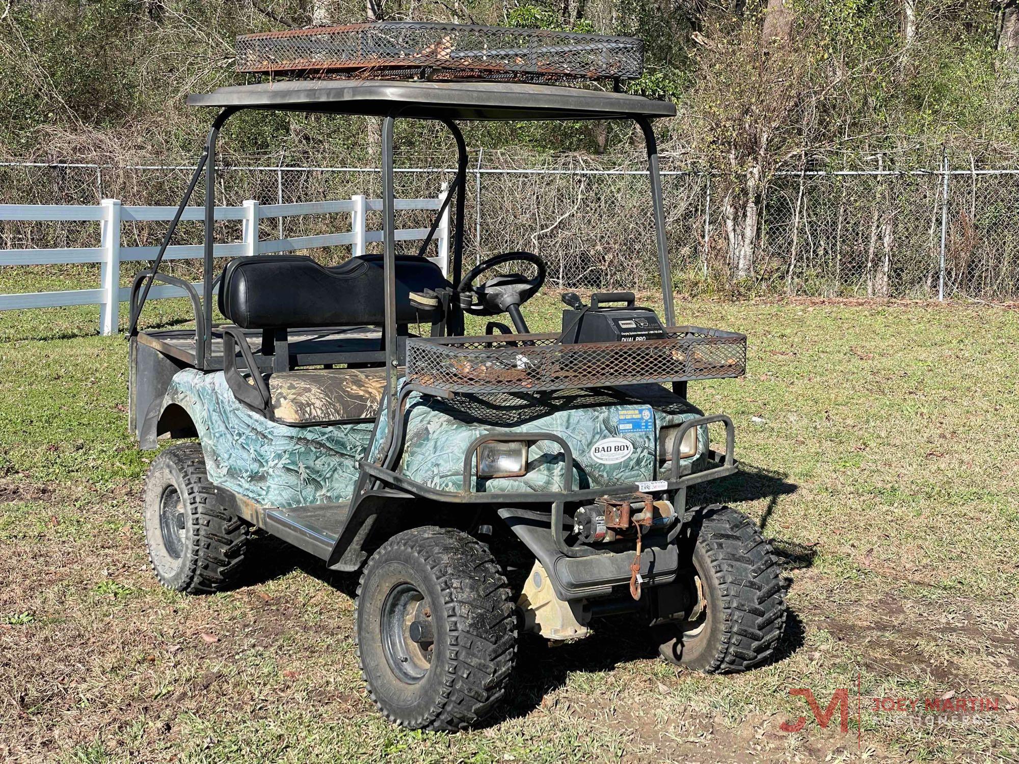 BAD BOY BUGGY ELECTRIC GOLF CART Proxibid