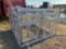 (1) UNUSED 6' HD GALVANIZED SQ. HAY FEEDER