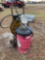 AIR POWERED GREASE PUMP, DRUM, HOSE REEL, CART