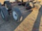 6 LUG TRAILER AXLE WITH WHEELS, TIRES, SPRINGS, AND BRAKES