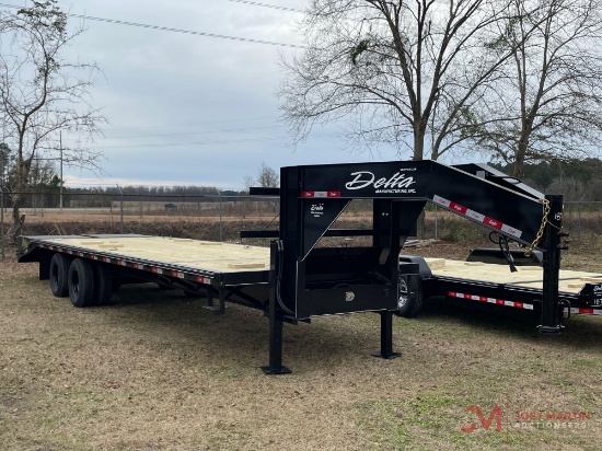 NEW 2022 DELTA 25+5 GOOSENECK TRAILER