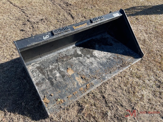 NEW 60" SMOOTH SKID STEER BUCKET