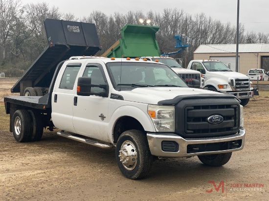 ...2015 FORD F-350 4X4 FLATBED TRUCK