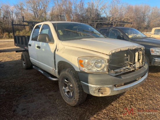 2007 DODGE RAM 1500 FLATBED PICKUP TRUCK