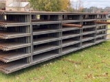(1) NEW HD 20' 6-BAR CONTINUOUS FENCE PANEL