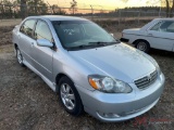 2007 TOYOTA CAROLLA S CAR