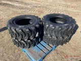 (4) NEW CAMSO 12-16.5 SKID STEER TIRES