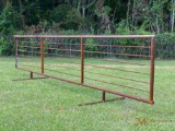 (1) NEW 24' FREE STANDING 8 BAR PANEL