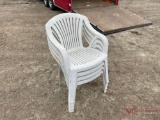 (4) OUTDOOR CHAIRS