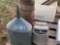 ANTIQUE FUNNEL, MOP BUCKET, BASKET