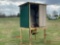 BAG FEED STORAGE STAND AND CHUTE