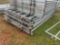 (1) NEW 10' GALVANIZED 6-BAR HD PANEL