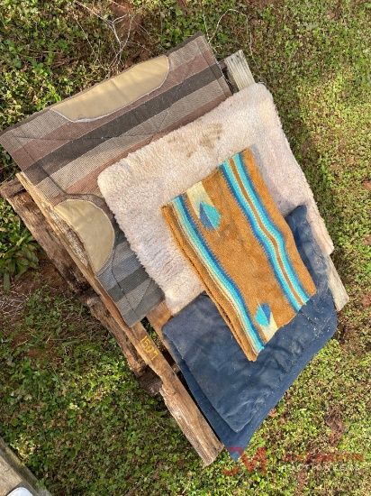 (4) VARIOUS HORSE BLANKETS