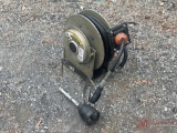 OIL HOSE REEL WITH HOSE AND GUN