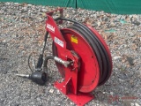 LINCOLN HOSE REEL WITH HOSE AND GUN