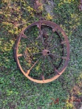 ANTIQUE WAGON WHEEL