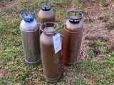 (4) ANTIQUE FIRE EXTINGUISHERS