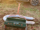 CATTLE RUB, WALK BEHIND SPREADER