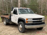 1997 CHEVROLET SILVERADO 3500 FLATBED TRUCK
