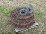 PALLET OF BARB WIRE