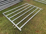 (1) NEW 8' GALVANIZED 6-BAR HD PANEL