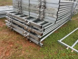 (1) NEW 10' GALVANIZED 6-BAR HD PANEL