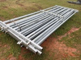 (1) NEW 12' GALVANIZED 6-BAR HD PANEL