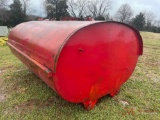 APPROX 1000 GALLON STEEL TANK