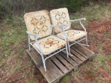 (2) METAL CHAIRS