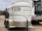 HALE MANUFACTURING 2 HORSE TRAILER, TACK STORAGE