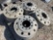 (4) ALUMINUM TRUCK WHEELS