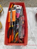 BOX OF NEW BOX CUTTERS AND WRENCHES